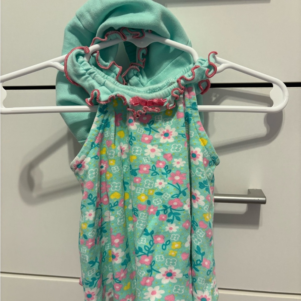 Floral Baby Shirt with Shorts